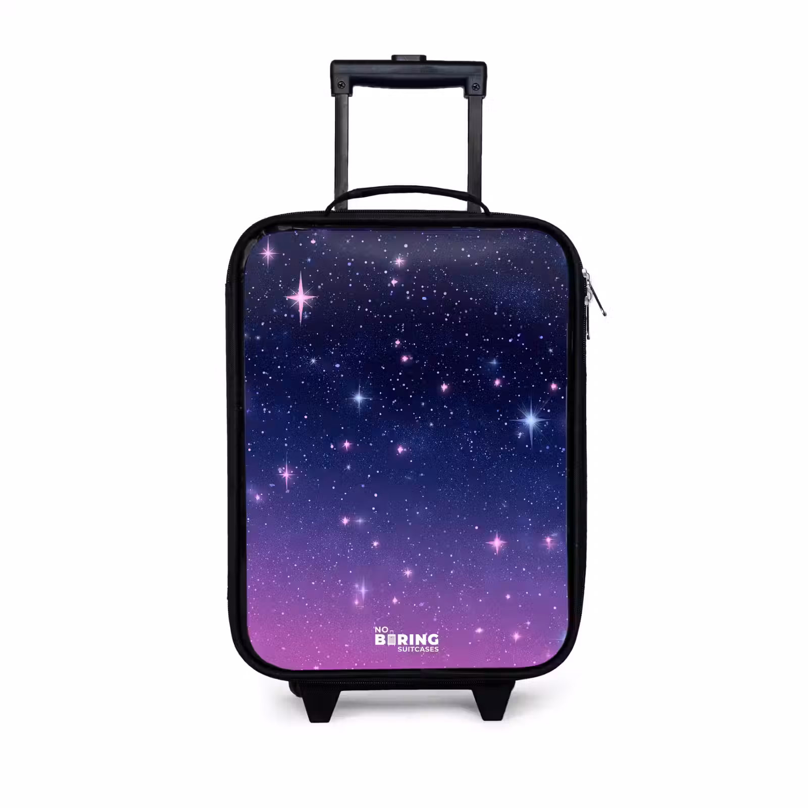 Children's suitcase - Stars - Galaxy - Blue - Pink — 1