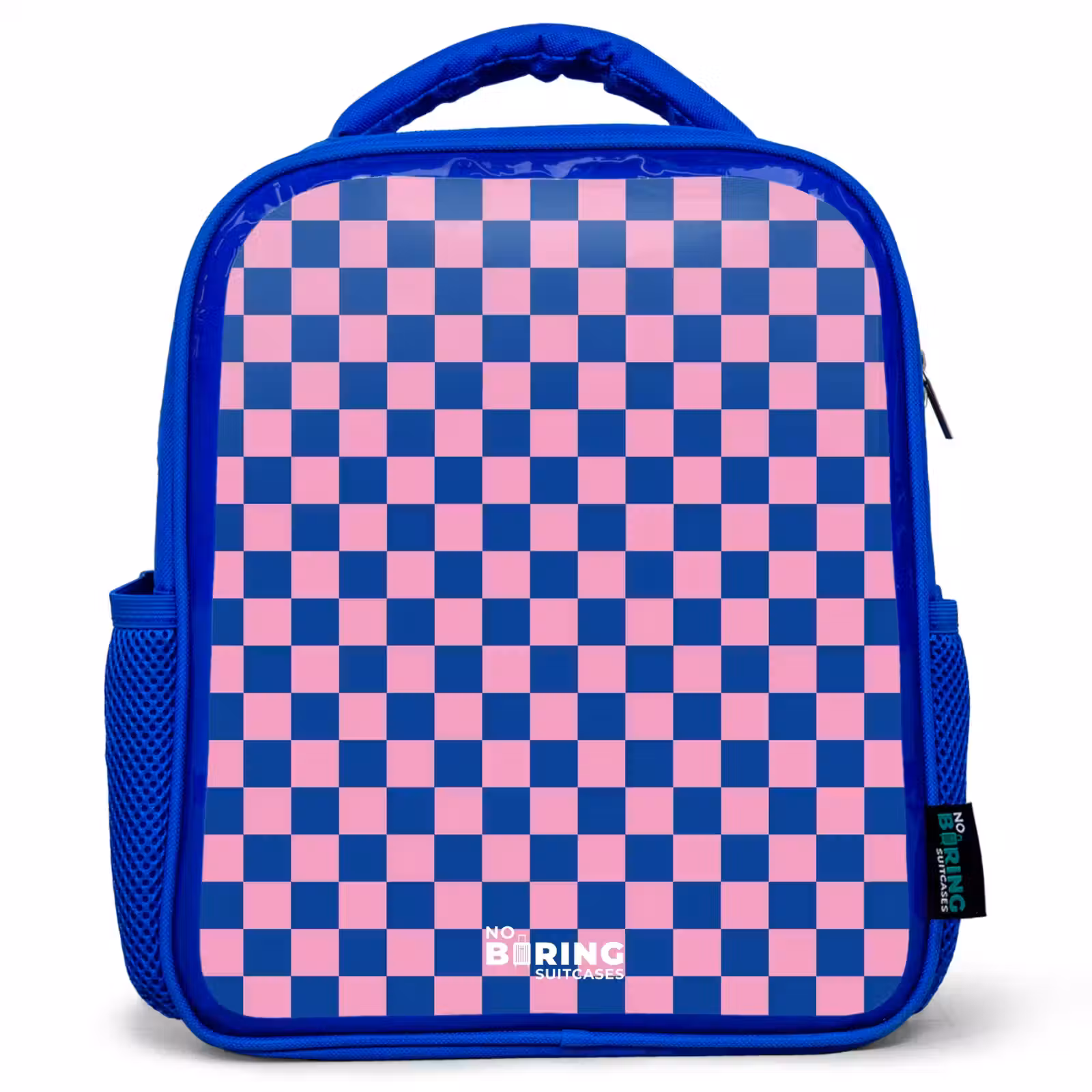 Kids backpack - Blue - Cubes - Blue - Pink — 1