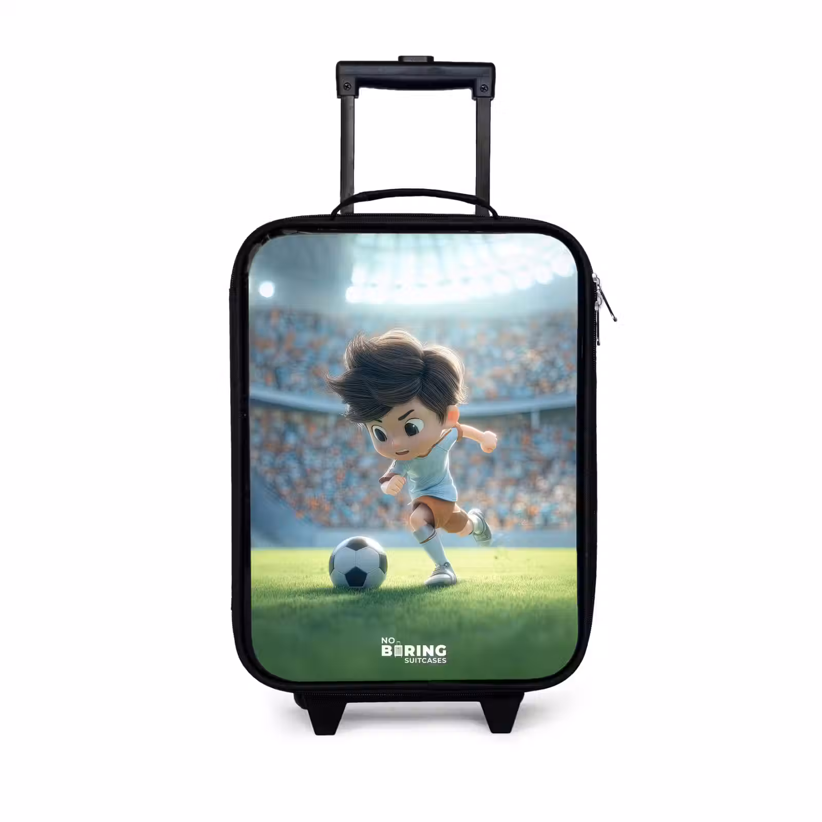 Children's suitcase - Boy - Soccer - Stadium - Sunlight — 1