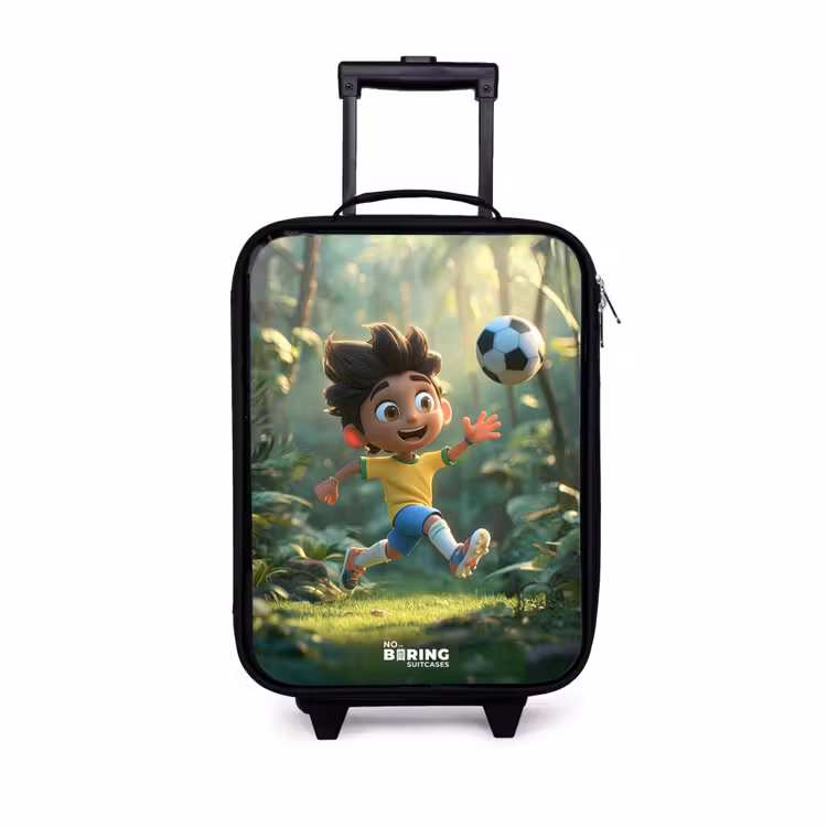 Children's suitcase - Soccer - Boy - Forest — 1