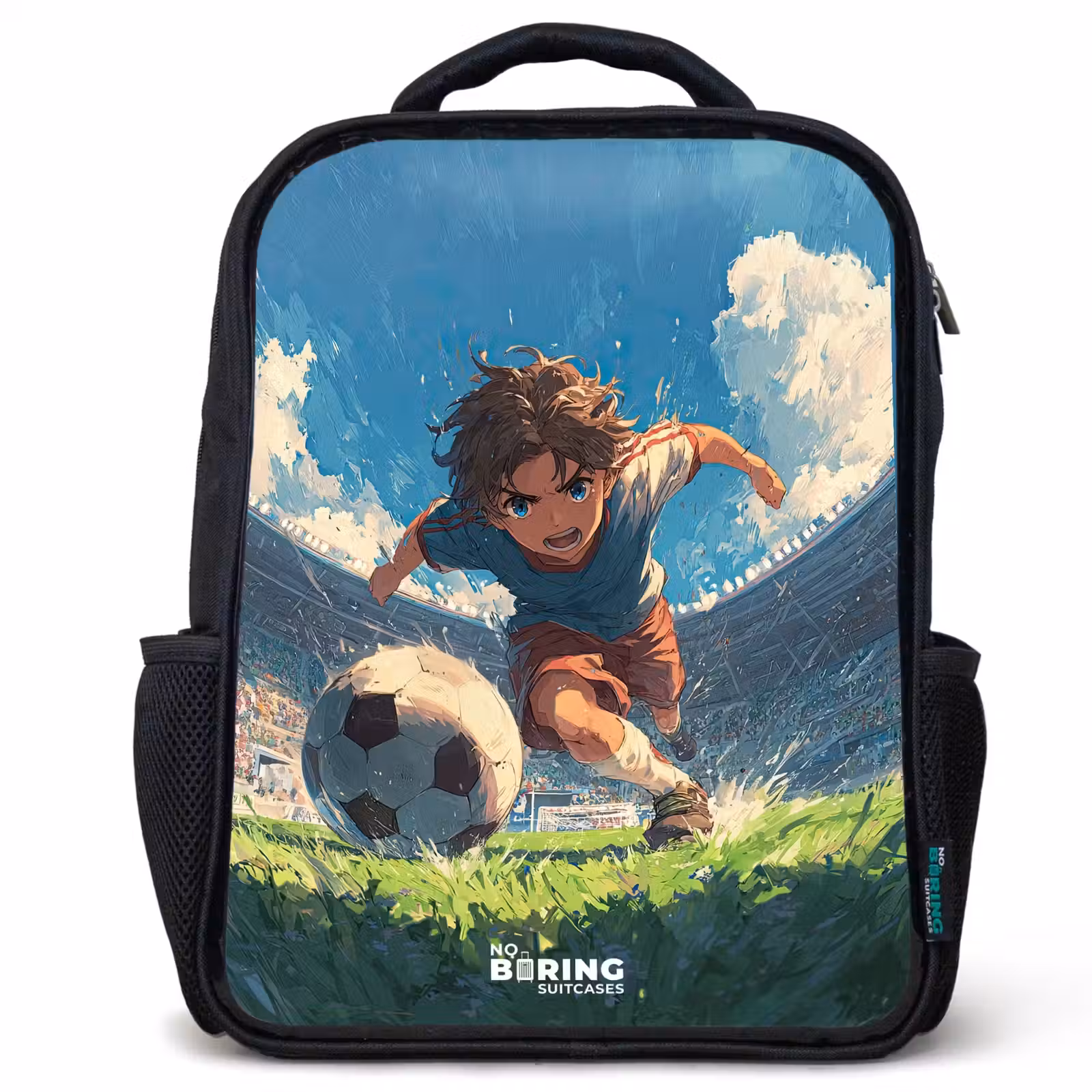 Kids backpack - Black - Stadium - Football - Boy — 1