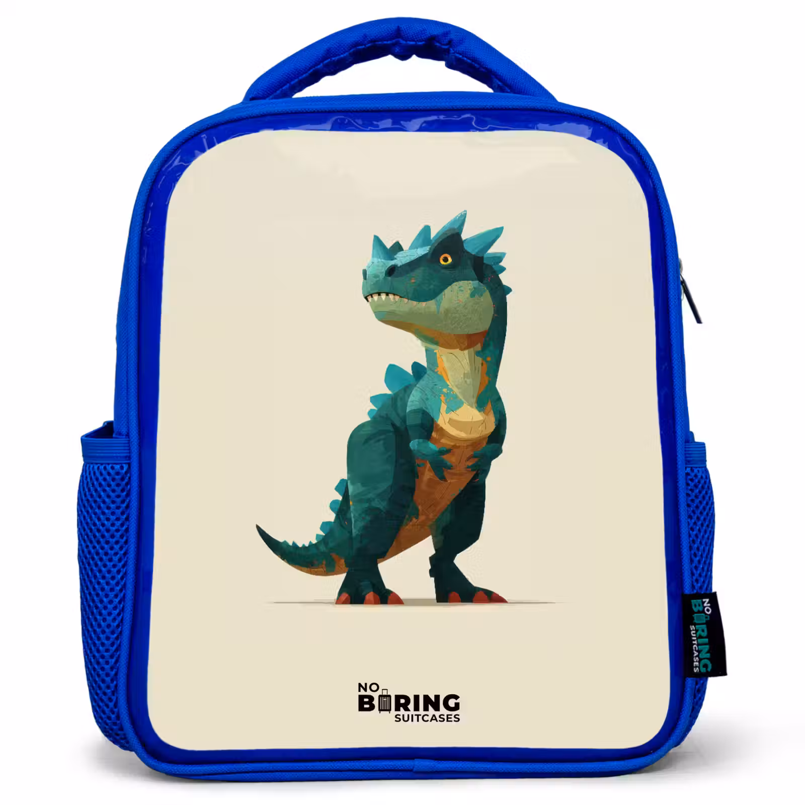 Kids backpack - Blue - Dino - Animal - Green — 1