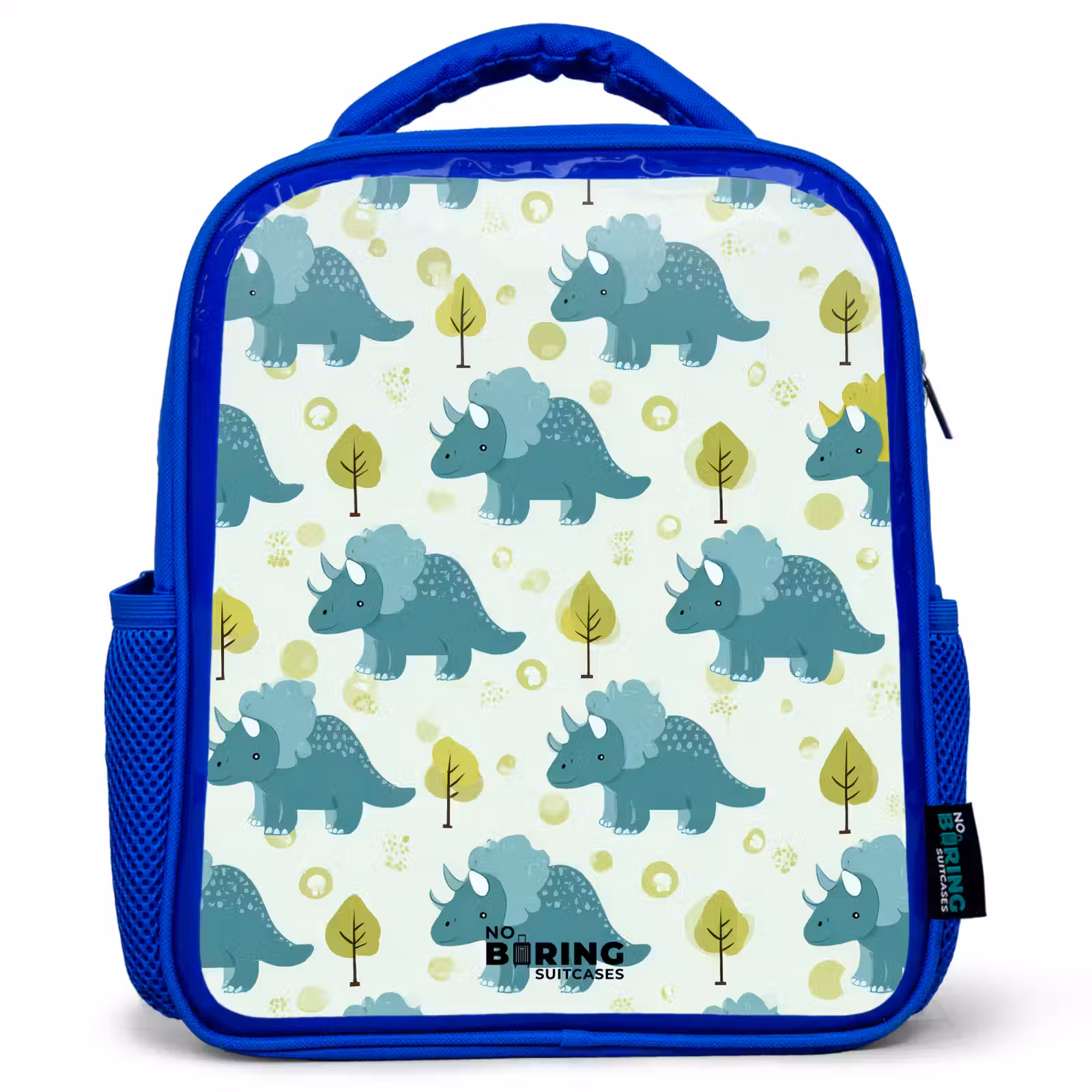 Kids backpack - Blue - Dinos - Pattern - Nature — 1