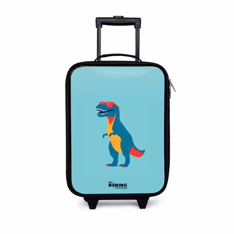 Children's suitcase - Dino - Animal - Sunglasses — 1