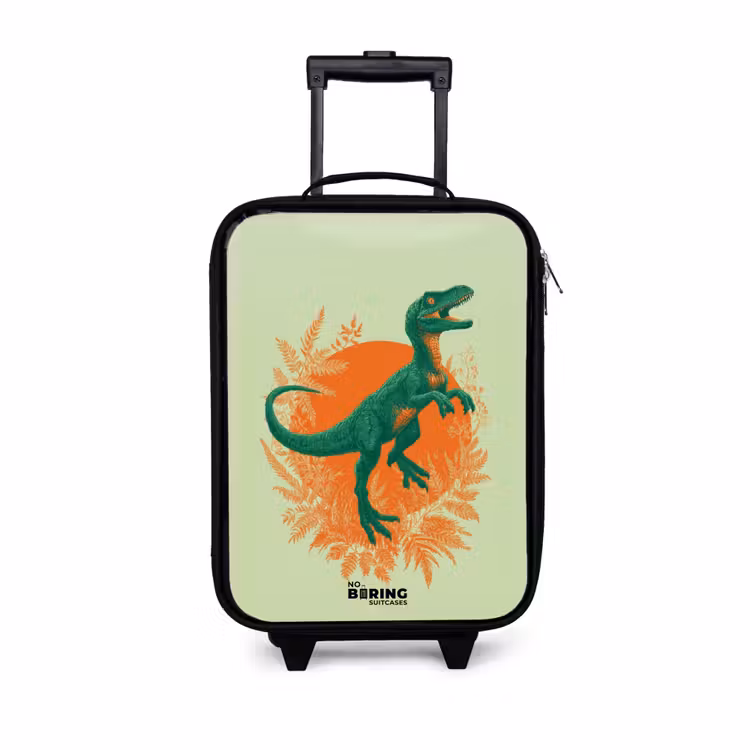 Children's suitcase - Dino - Nature - Green — 1