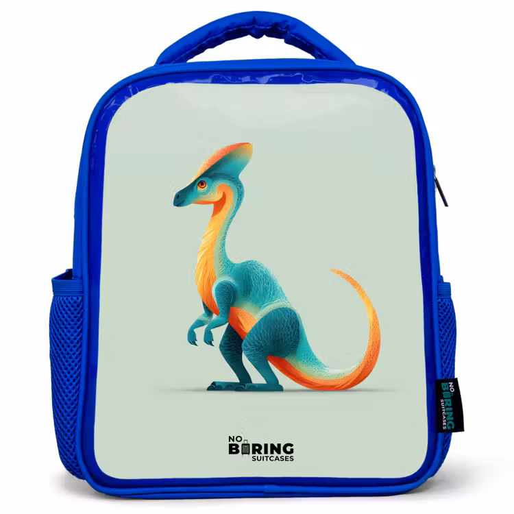 Kids backpack - Blue - Dino - Blue - Animal — 1