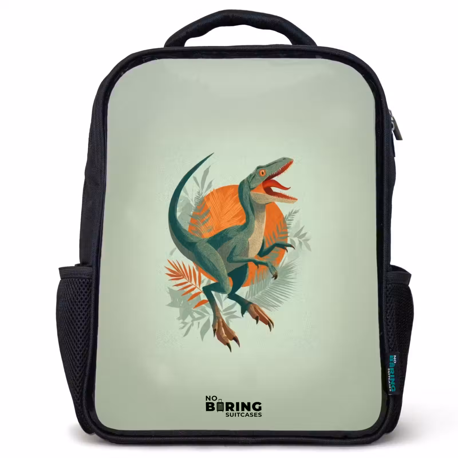 Kids backpack - Black - Animal - Dino - Nature — 1