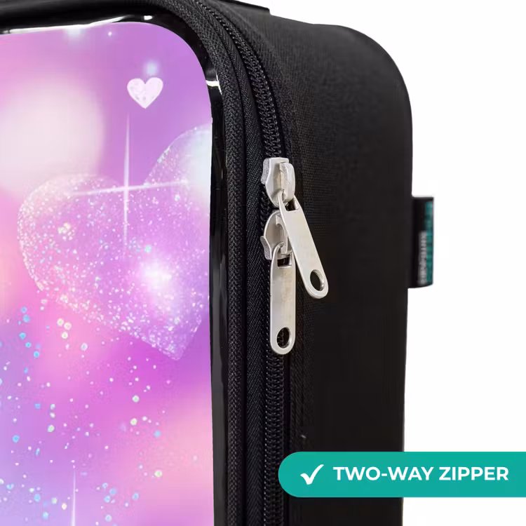 Children's suitcase - Light - Rainbow - Hearts — 5