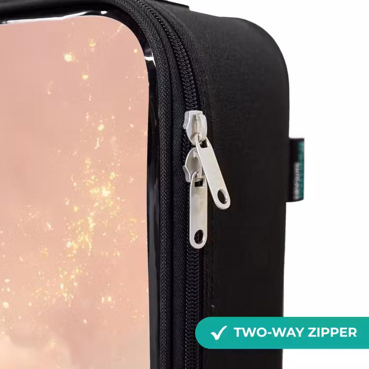 Children's suitcase - Unicorn - Clouds - Pink — 5