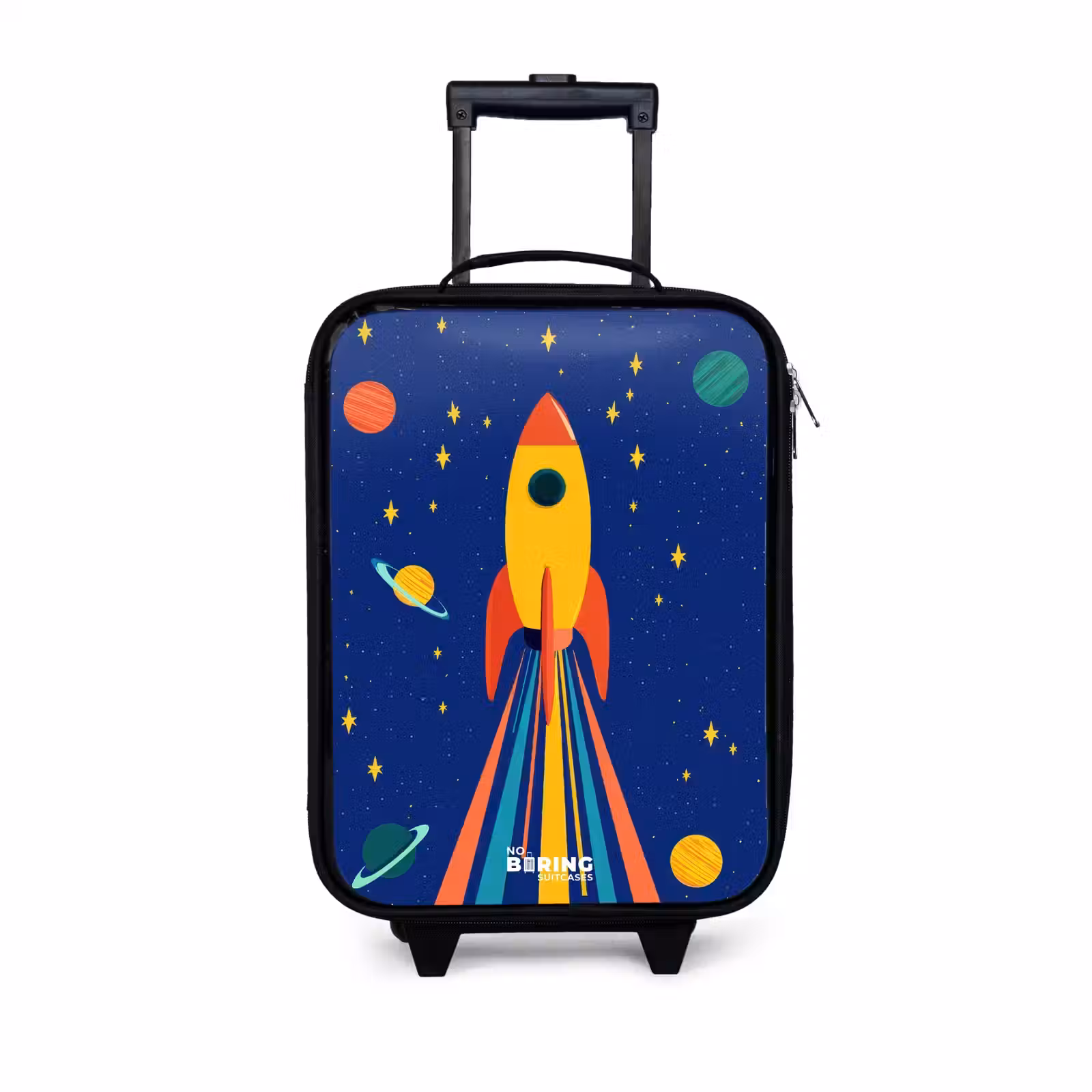 Children's suitcase - Rocket - Stars - Planet - Space — 1