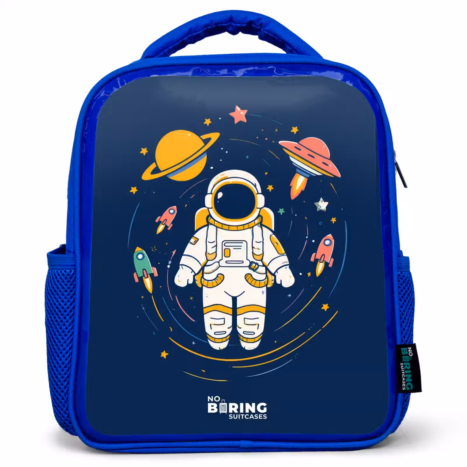 Kids backpack - Blue - Astronaut - Planet - Stars - Rocket — 1