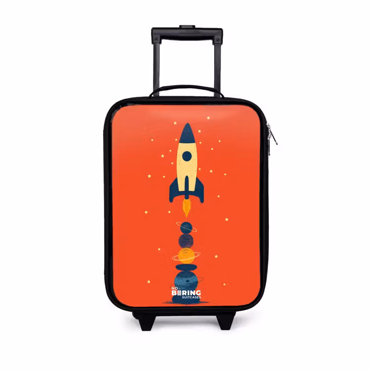 Children's suitcase - Rocket - Stars - Planets — 1