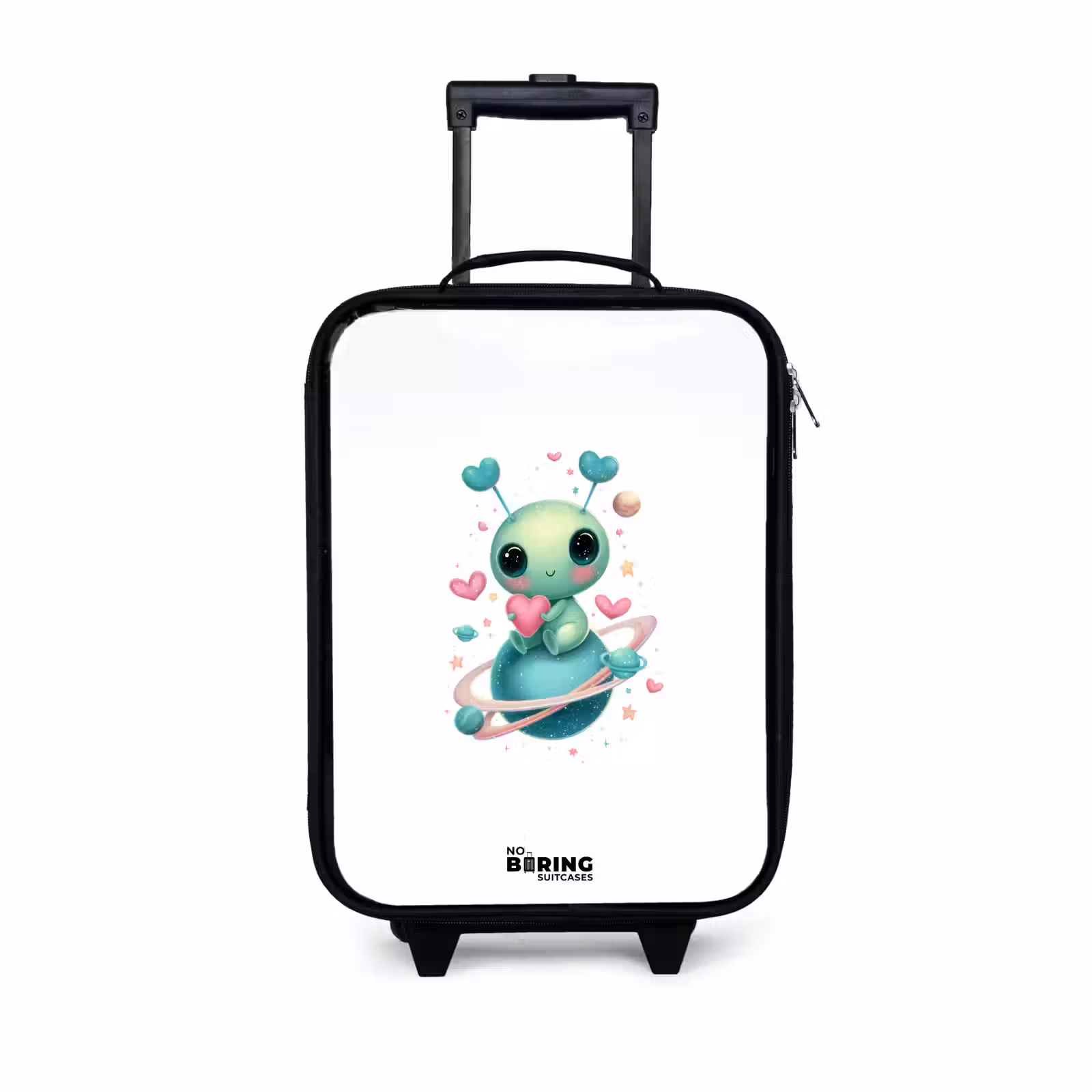 Children's suitcase - Sweet alien creature with heart — 1