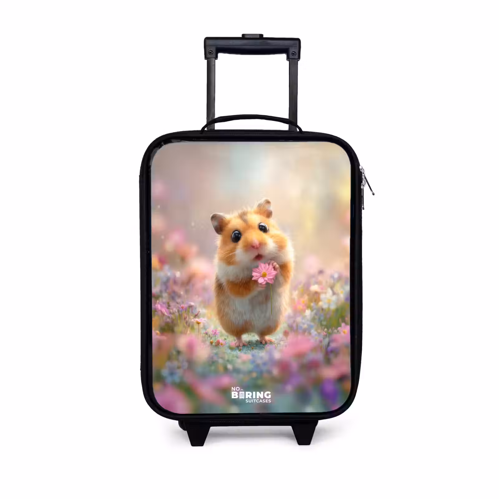 Children's suitcase - Hamster - Flower - Nature - Animal — 1