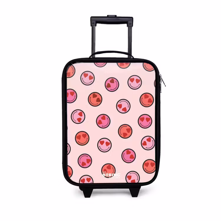 Children's suitcase - Heart - Smiley - Pattern — 1