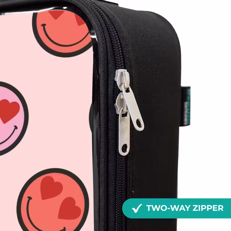 Children's suitcase - Heart - Smiley - Pattern — 5