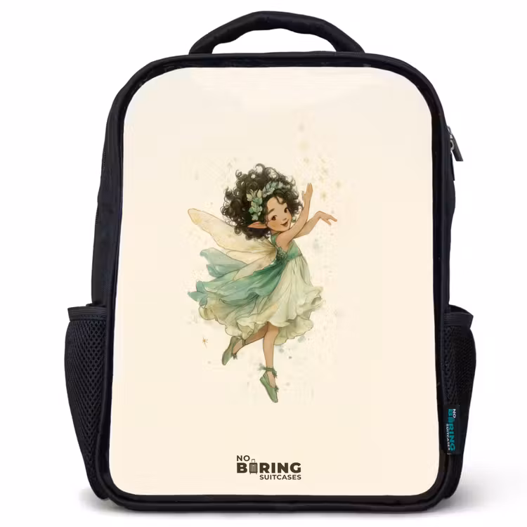 Kids backpack - Black - Dancing forest fairy — 1