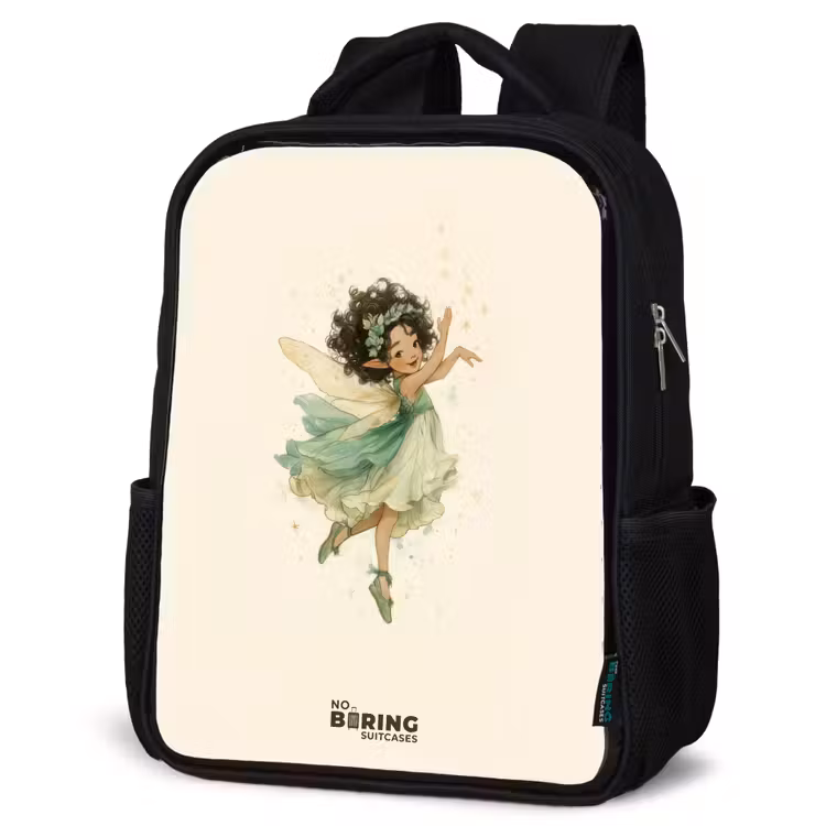 Kids backpack - Black - Dancing forest fairy — 4
