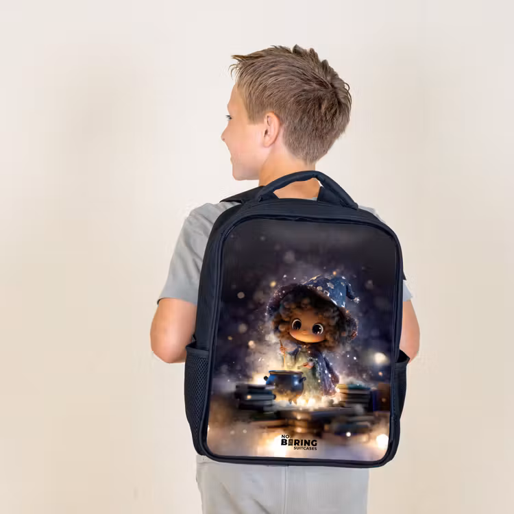 Kids backpack - Black - Magical Night of Magic — 2