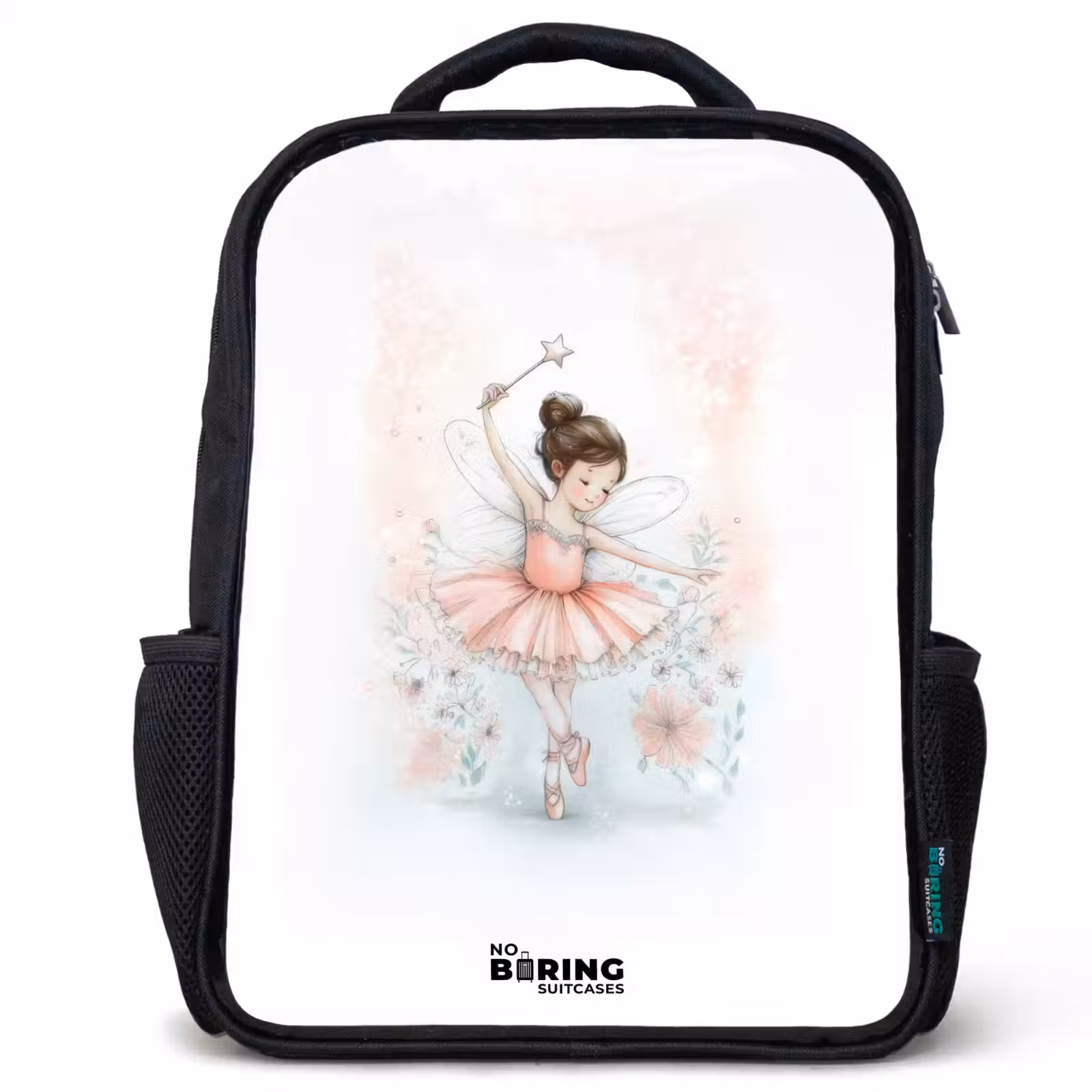 Kids backpack - Black - Ballerina - Elf - Fairy — 1