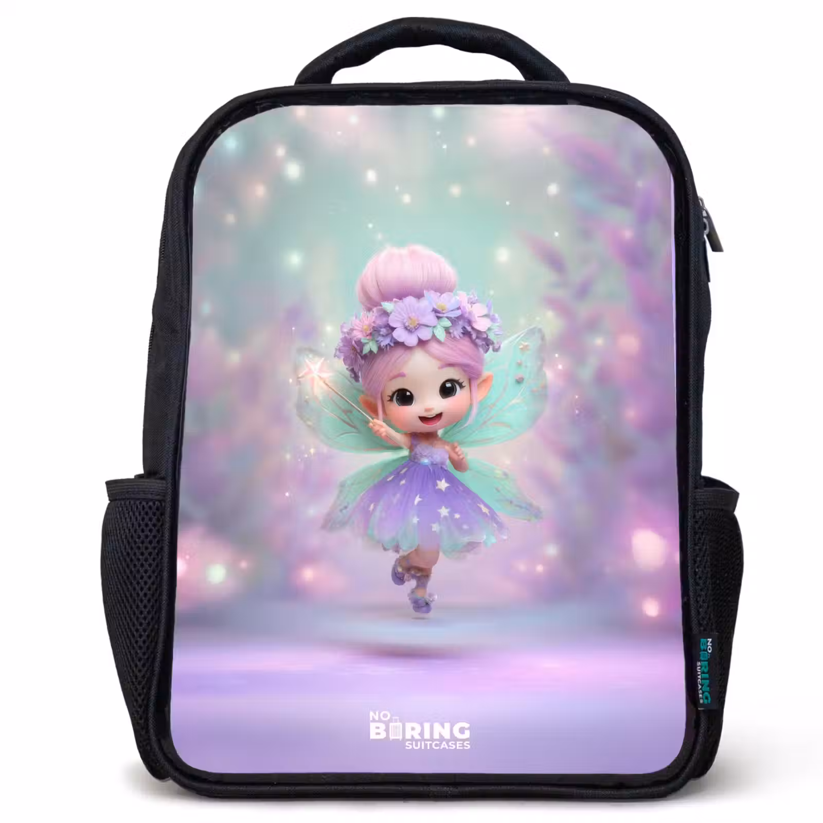 Kids backpack - Black - Elf - Magic — 1
