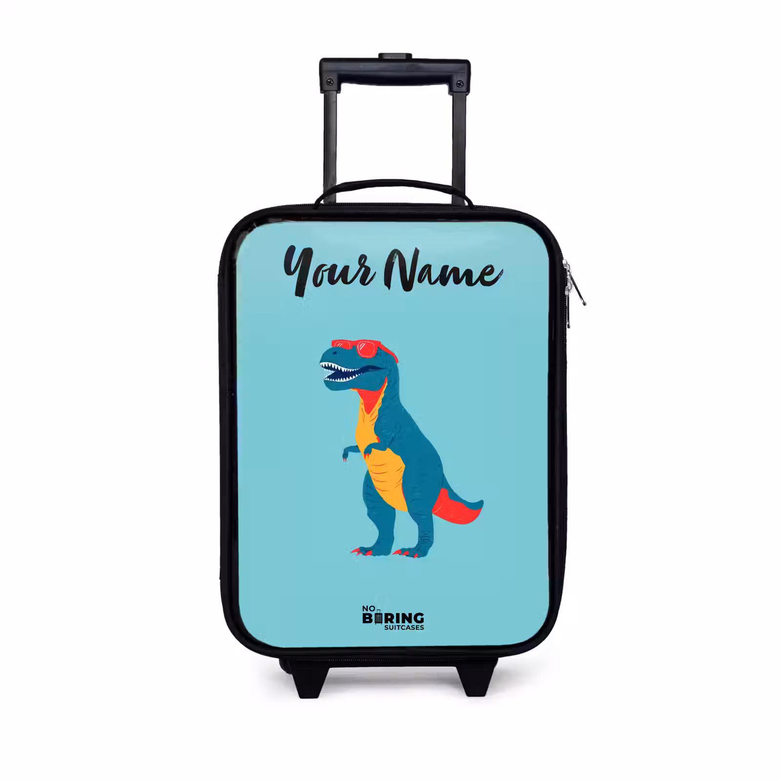 Children's suitcase with name - Dino - Animal - Sunglasses — 1