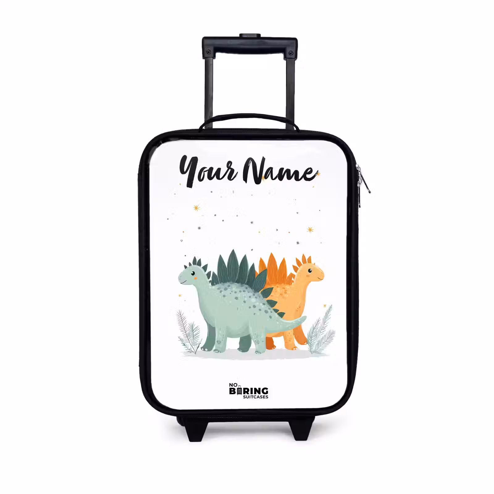 Children's suitcase with name - Dinos - Animals - Stars — 1