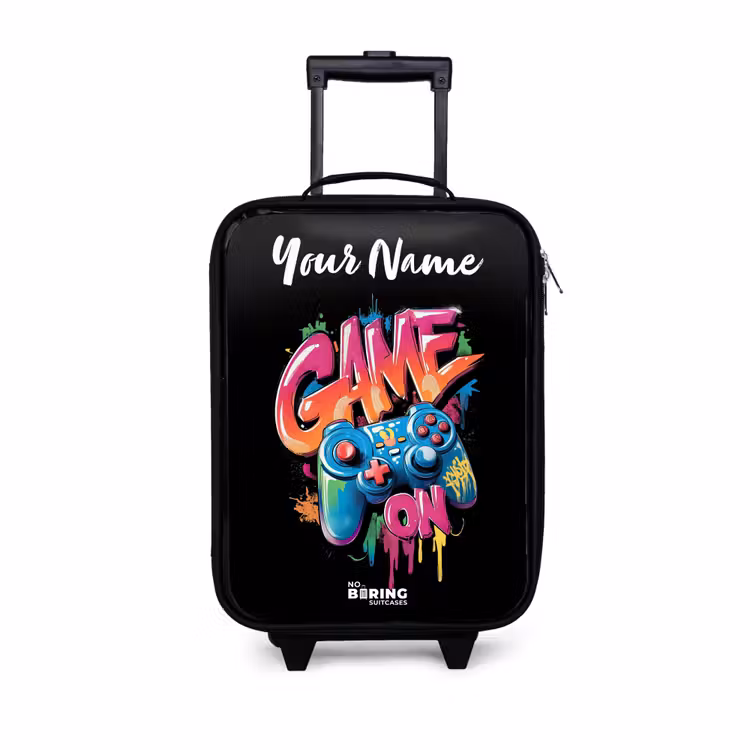 Children's suitcase with name - Controller - Game - Graffiti - Text — 1