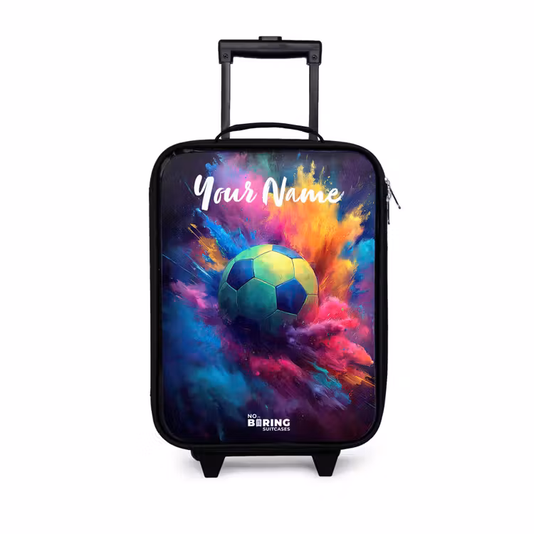 Children's suitcase with name - Neon - Ball - Colorful — 1