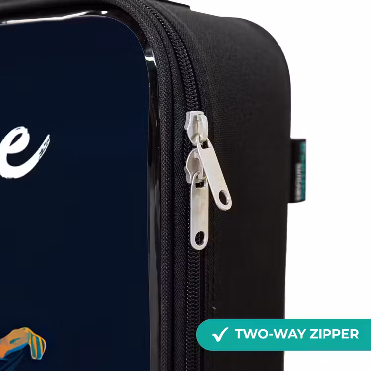 Children's suitcase with name - Neon - Footballer - Colorful — 5