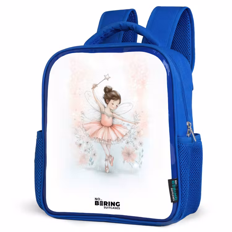 Kids backpack - Blue - Ballerina - Elf - Fairy — 3