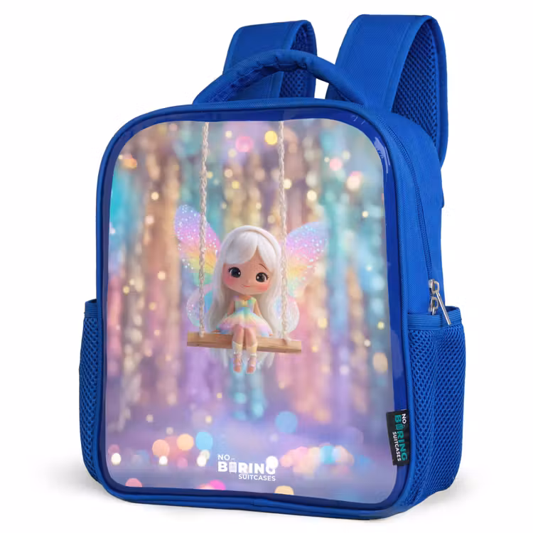 Kids backpack - Blue - Fairy - Elf - Rainbow — 3