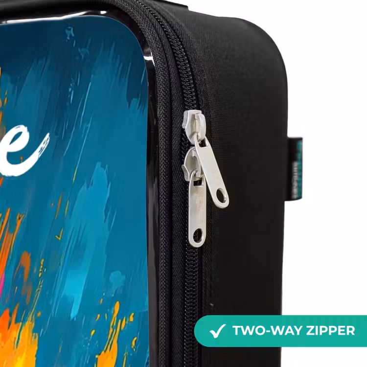 Children's suitcase with name - Abstract - Tractor - Groen — 5