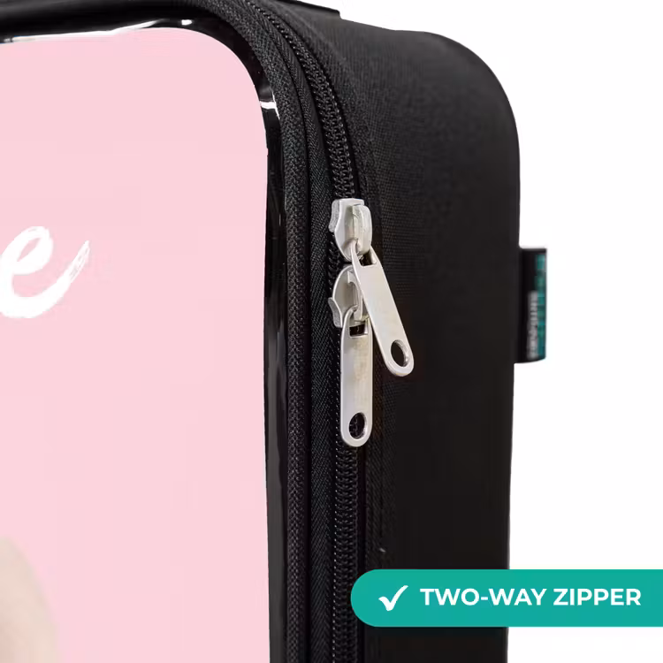 Children's suitcase with name - Elephant - Gray - Baby - Trunk — 5