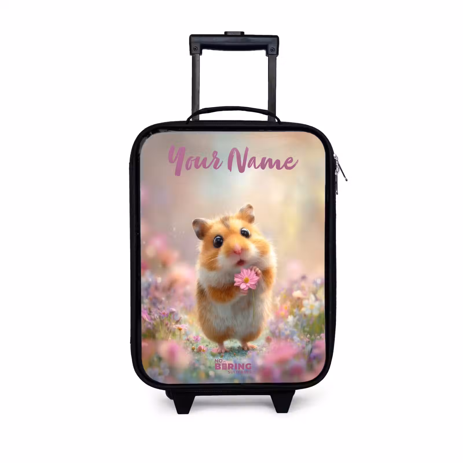 Children's suitcase with name - Hamster - Flower - Nature - Animal — 1