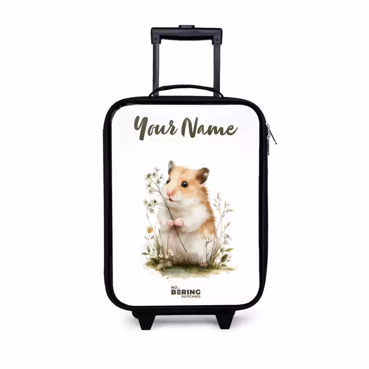 Children's suitcase with name - Animal - Nature - Hamster — 1
