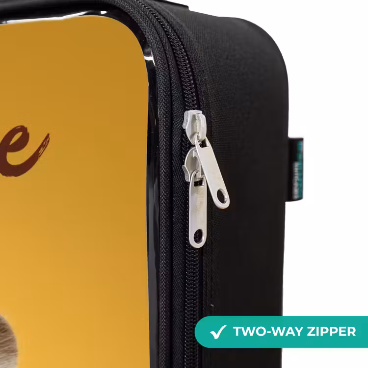 Children's suitcase with name - Hamster - Walnut - Animal — 5