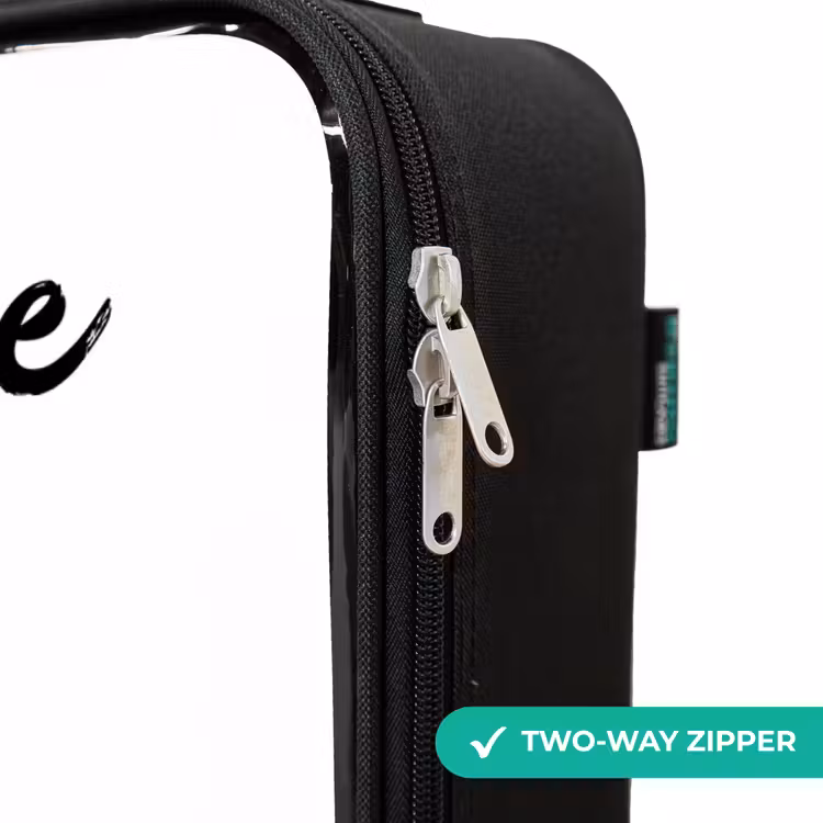 Children's suitcase with name - Old magician with staff — 5