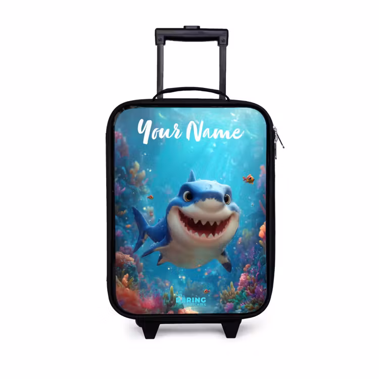 Children's suitcase with name - Reef - Coral - Shark - Animal — 1