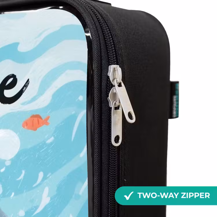 Children's suitcase with name - Shark - Water - Sea — 5