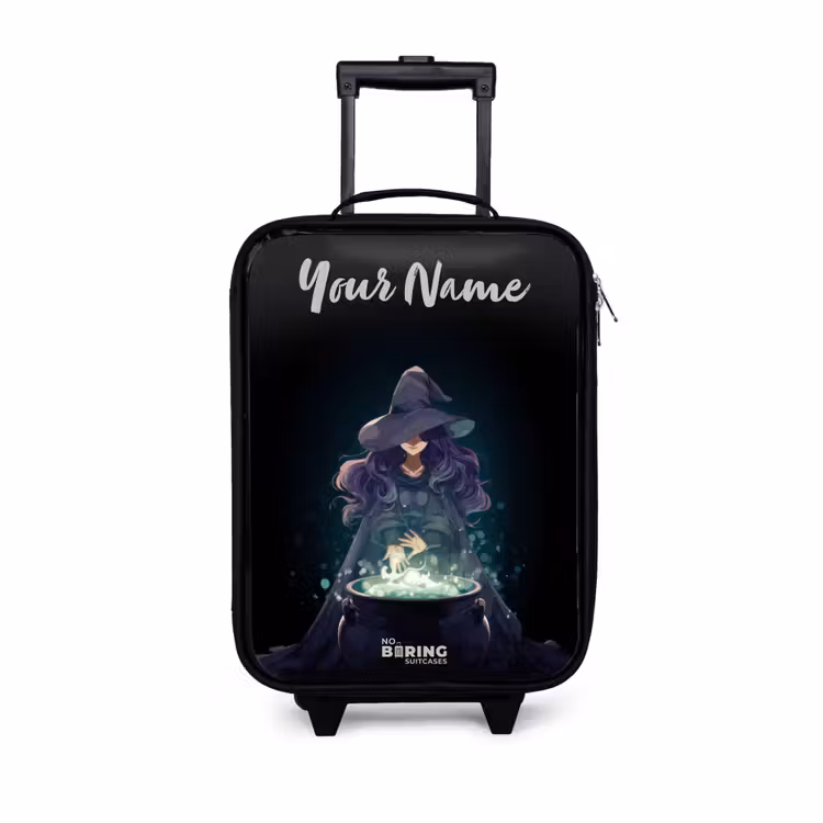 Children's suitcase with name - Witch - Cauldron - Magic — 1