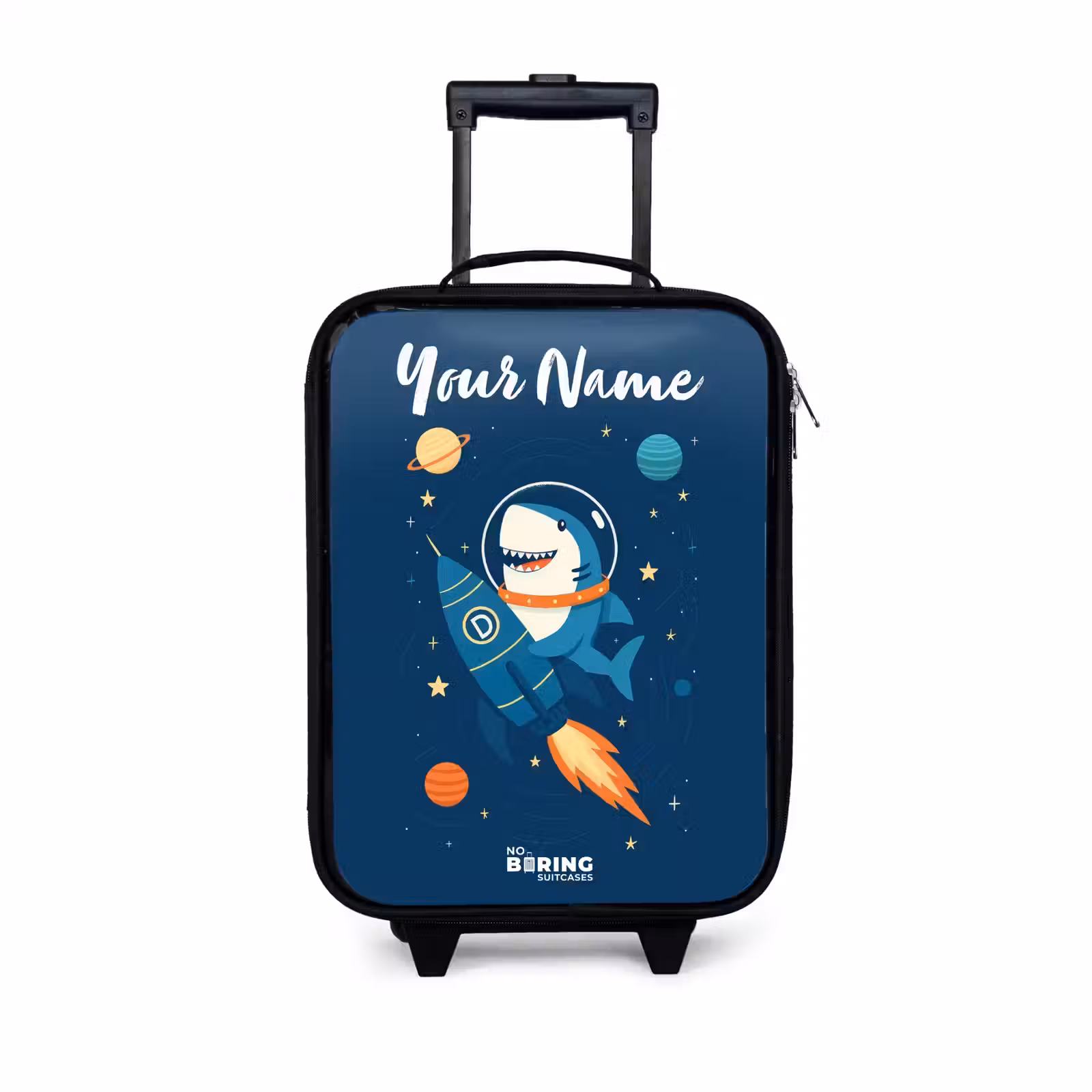 Children's suitcase with name - Animal - Space - Planet - Rocket — 1