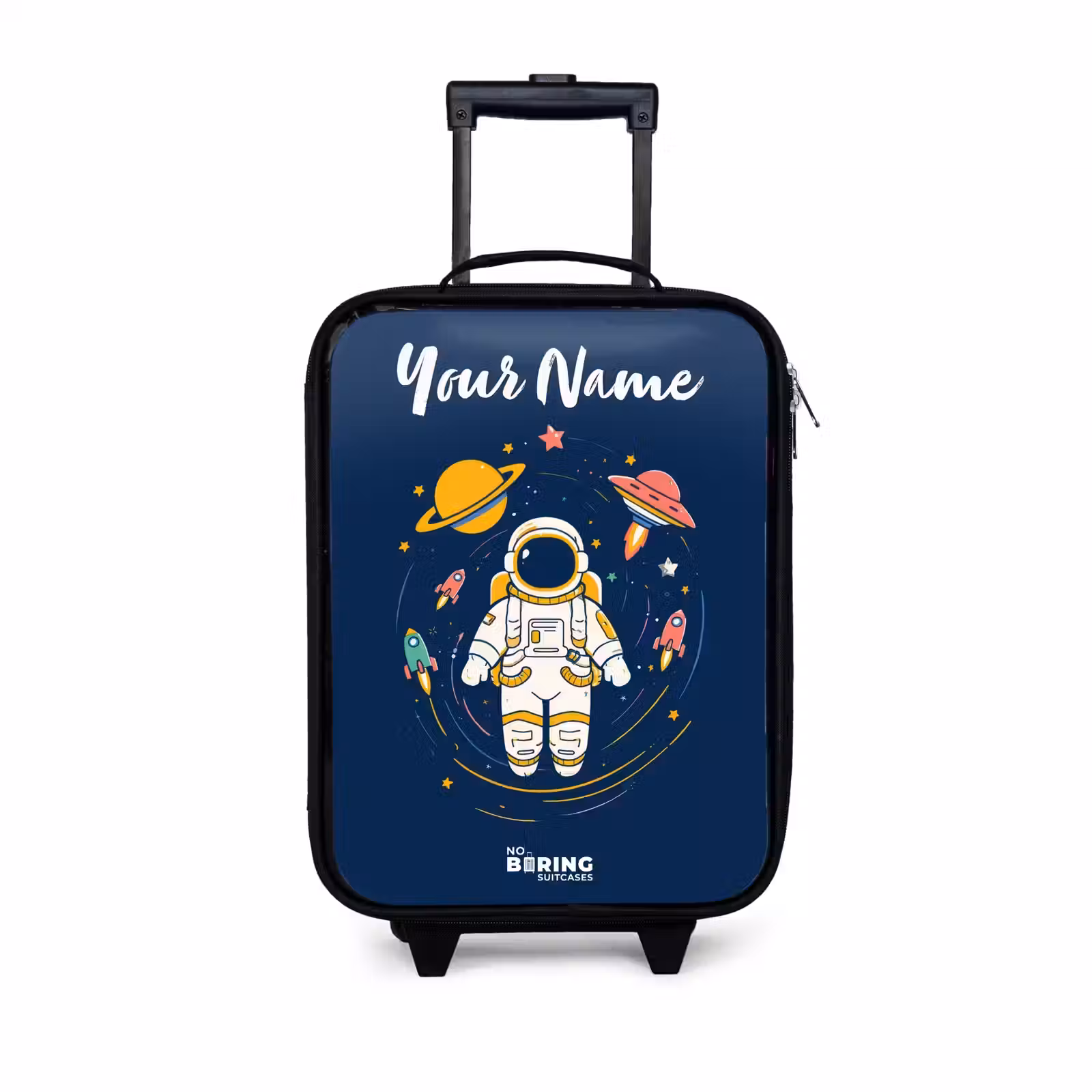 Children's suitcase with name - Astronaut - Planet - Stars - Rocket — 1