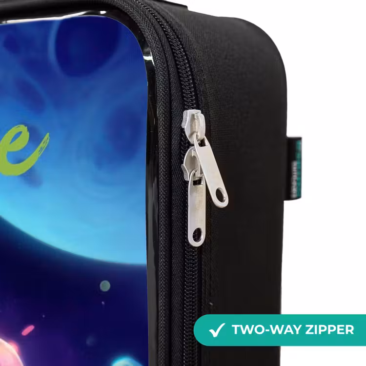 Children's suitcase with name - Merry Meeting in Space — 5