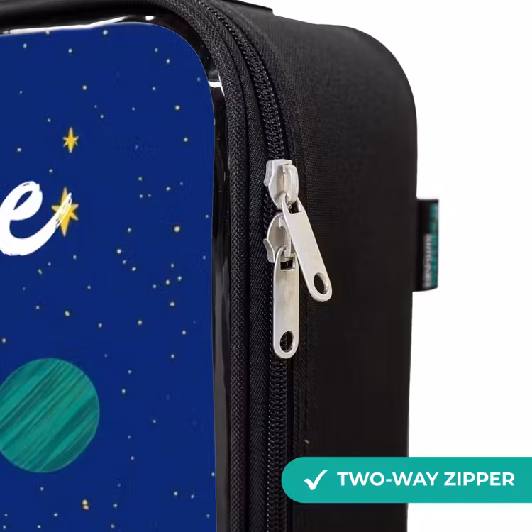Children's suitcase with name - Rocket - Stars - Planet - Space — 5