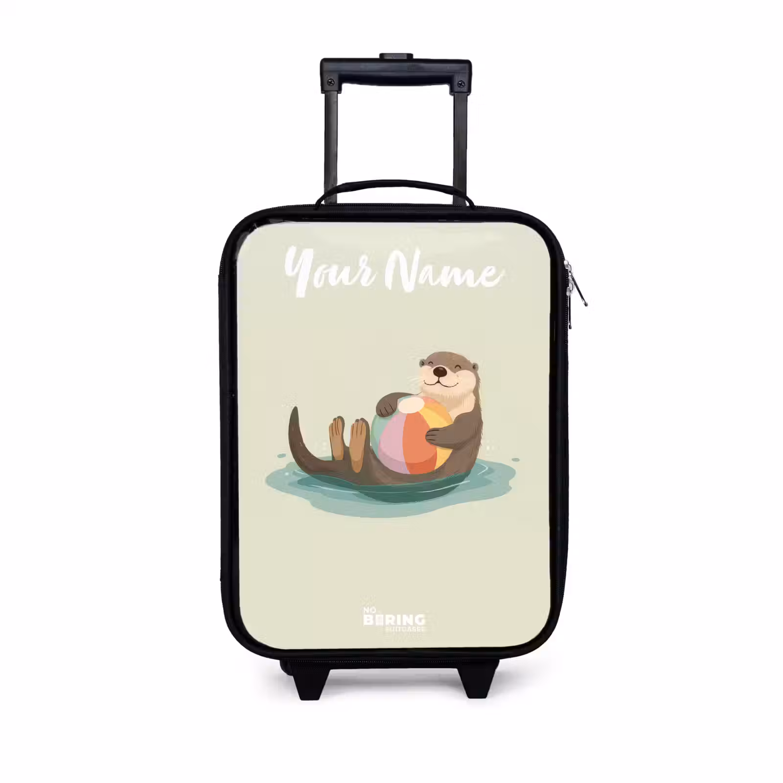 Children's suitcase with name - Otter - Beach Ball - Water — 1