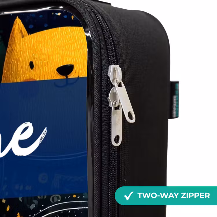 Children's suitcase with name - Animals - Stars - Planets - Astronaut — 5