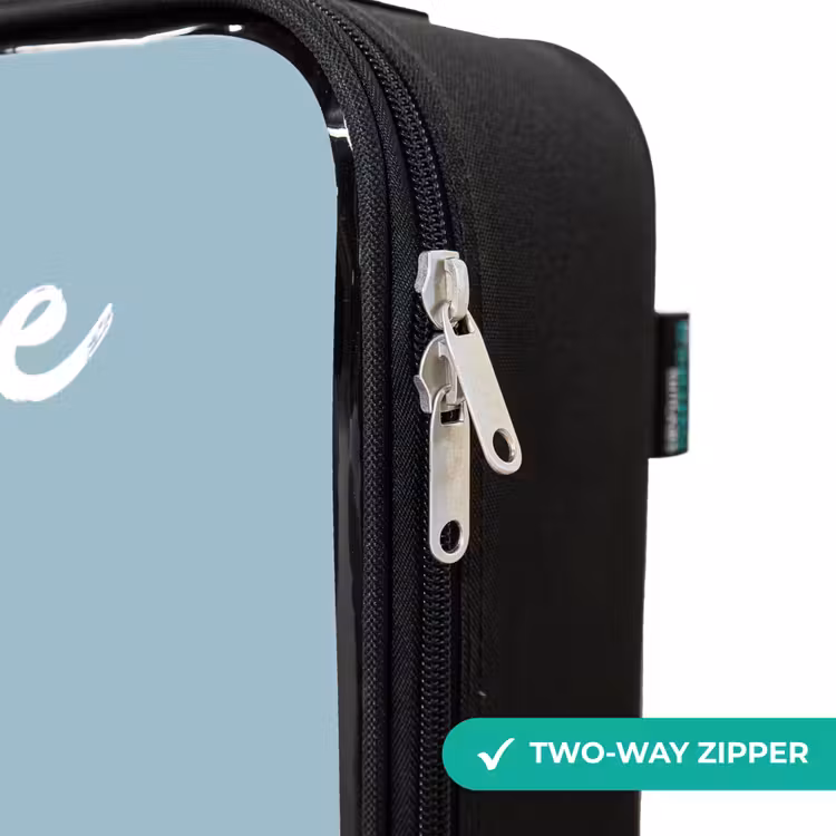 Children's suitcase with name - Fox - Airplane - Flies — 5