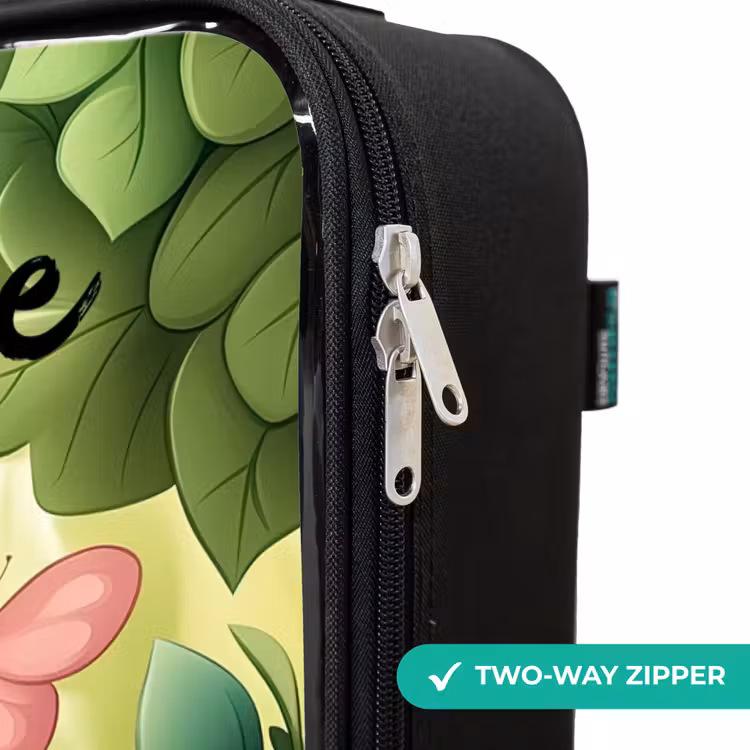 Children's suitcase with name - Horse - Flowers - Butterflies — 5