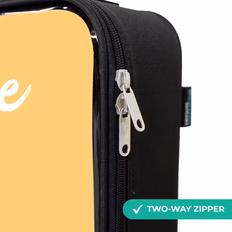 Children's suitcase with name - Panda - Step - Yellow — 5
